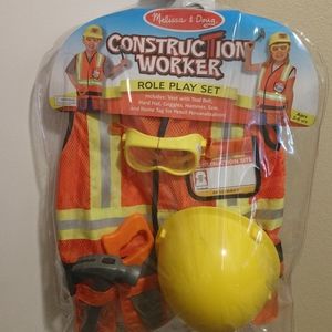 NEW: Melissa & Doug Construction Worker Dress Up